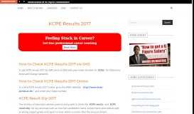 
							         KCPE Results 2017 - Careerpoint Solutions								  
							    