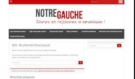 
							         Kcura customer portal - Notre Gauche								  
							    