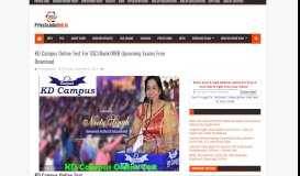 
							         KD Campus Online Test For SSC/Bank/RRB Upcoming Exams Free ...								  
							    