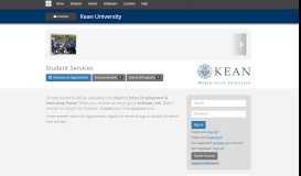 
							         Kean University - College Central Network®								  
							    