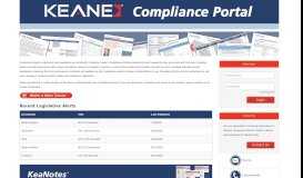 
							         Keane Client Compliance Portal -								  
							    