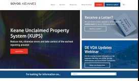 
							         Keane Unclaimed Property Reporting & Compliance Services								  
							    