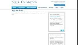 
							         Keeping the Water On - The Abell Foundation								  
							    