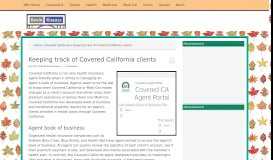 
							         Keeping track of Covered California clients - - Kevin Knauss								  
							    