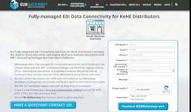 
							         KeHE Distributors Fully-managed EDI | B2BGateway								  
							    