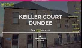 
							         Keiller Court Dundee - Ardmuir Student Accommodation								  
							    