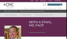
							         Keith Stahl | Catholic Medical Center								  
							    