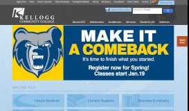 
							         Kellogg Community College | Higher Learning								  
							    