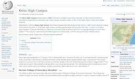 
							         Kelso High Campus - Wikipedia								  
							    