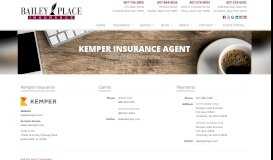 
							         Kemper Insurance Agent in NY | Bailey Place Insurance in Cortland ...								  
							    