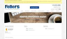 
							         Kemper Preferred Agent in TX | Fellers Insurance Agency in Lewisville ...								  
							    