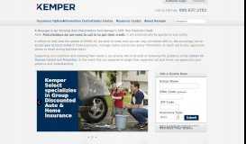 
							         Kemper Select - Home - Kemper Corporation								  
							    