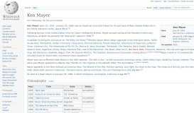 
							         Ken Mayer - Wikipedia								  
							    