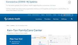 
							         Ken-Ton FamilyCare Center | Catholic Health - The Right Way to Care								  
							    