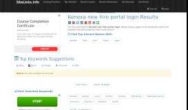
							         Kenexa new hire portal login Results For Websites Listing								  
							    