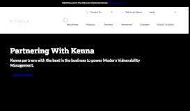 
							         Kenna Security Partner Program - Partners | Kenna Security								  
							    