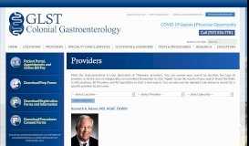 
							         Kenneth A. Adams, MD, AGAF, FAWM | Colonial Gastroenterology								  
							    