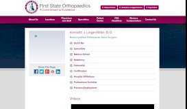 
							         Kenneth J. Lingenfelter, D.O. Board-Certified Orthopaedic Spine ...								  
							    