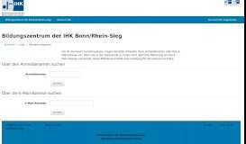 
							         Kennwort vergessen - Bildungszentrum der IHK Bonn/Rhein-Sieg								  
							    