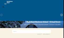 
							         Kent Business School - University of Kent								  
							    