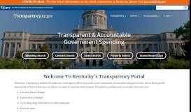 
							         Kentucky's Transparency Portal - Kentucky.gov								  
							    