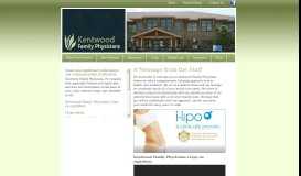 
							         Kentwood Family Physicians: Grand Rapids Area Family Doctors								  
							    
