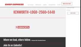 
							         Kenworth-logo-2560x1440 - Chief Express + Logistics								  
							    