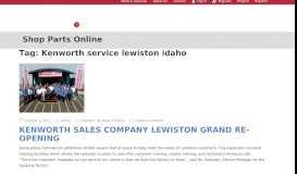 
							         Kenworth service lewiston idaho Archives - Kenworth Sales Company								  
							    