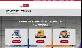 
							         Kenworth Trucks - Kenworth Sales Company - Semi Truck Dealership								  
							    