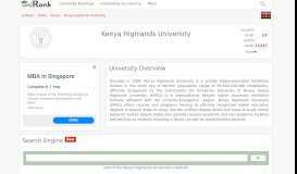 
							         Kenya Highlands Evangelical University | Ranking & Review								  
							    