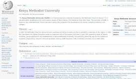 
							         Kenya Methodist University - Wikipedia								  
							    