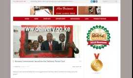 
							         Kenyan Government launches the Delivery Portal Unit - HerBusiness								  
							    
