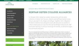 
							         Kenyan Sister College Alliances - Delta College								  
							    