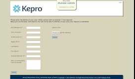 
							         KEPRO Atrezzo Provider Portal								  
							    