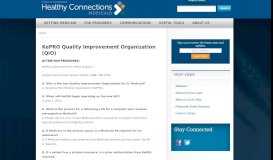 
							         KePRO Quality Improvement Organization (QIO) | SC DHHS								  
							    
