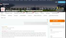 
							         Kerala University Admission 2019 - UG, PG, M.Phil and Ph.D Admission								  
							    
