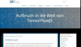 
							         Keras und TensorFlow on Azure | MT AG								  
							    