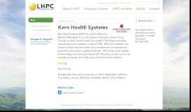 
							         Kern Health Systems - Local Health Plans of California								  
							    