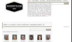 
							         Kershaw County, SC Mugshot - Mugshots.com -Search Inmate Arrest ...								  
							    