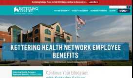
							         Kettering Health Network Employee Benefits - Kettering College								  
							    