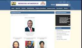 
							         Key Defence Portals - Kenya Defence Forces								  
							    