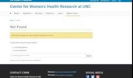 
							         Key Findings | Center for Women's Health Research at UNC								  
							    