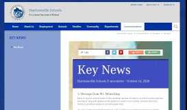 
							         Key News / Key News - Harrisonville Schools								  
							    