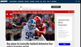
							         Key piece to Louisville football defensive line enters transfer portal								  
							    