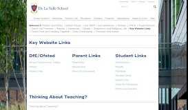 
							         Key Website Links - De La Salle								  
							    