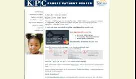 
							         Key2Benefits Debit Card - Kansas Payment Center								  
							    