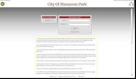 
							         KeyNet Client Receivables - Payment Portal | City Of Manassas Park								  
							    