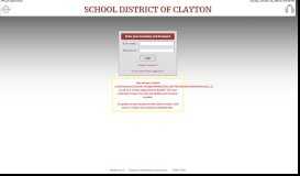 
							         KeyNet Employee Portal | SCHOOL DISTRICT OF CLAYTON								  
							    