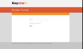 
							         Keystart Portal - Log in								  
							    