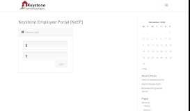 
							         Keystone Employee Portal [KeEP] | Welcome to Keystone Community ...								  
							    